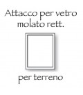 Piastra Inox 13x18 rett. vetro sag.