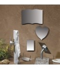 Piastra Inox 13x18 rett. vetro sag.