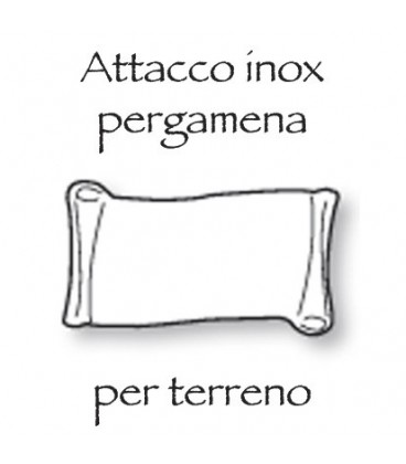 Piastra Inox 15x31 pergamena vetro sag.