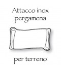 Piastra inox 11x21 pergamena vetro sag.