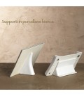 Supporto porcellana serie Papiro altezza cm.9