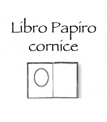Libro Papiro cornice 18x26 cm