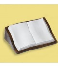 Libro a terreno con leggio cm. 13x26x39 radica