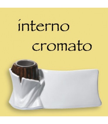 Targa Combi decorata interno cromato cm.19x40 p.16