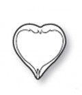 Placca cuore Barocco cm. 14