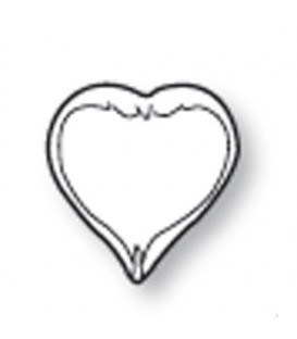 Placca cuore Barocco cm. 17