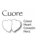 Placca cuore 2 pezzi cm.22x34