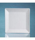 Piatti piani quadrati Ming, 24x24cm in ceramica
