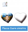 Placca cuore sx cm.6x7 
