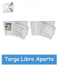 Targa Libro Aperto 30x37 cm