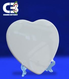 Placca cuore centrale cm.8
