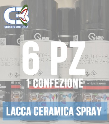 Lacca Ceramica Spray Ciano Conf. 6pz - 400 ml