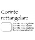Targa Corinto/Boemia rettangolare cm.24x30