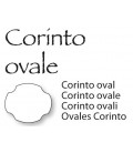 Targa Corinto ovale 18x24 cm