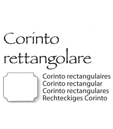 Targa Corinto rett. 30x40 cm