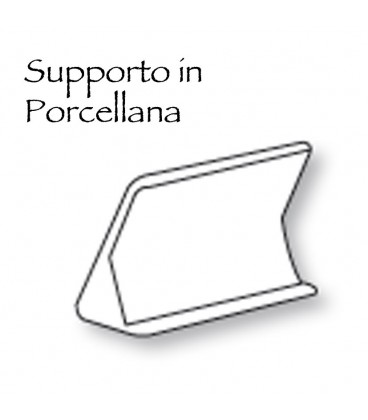 Supporto in porcellana cm.15x11